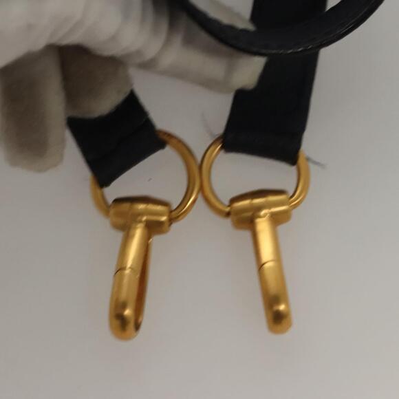 GUCCI Bamboo Hand Bag Suede Navy Gold 000 123 000 123 - Picture 13 of 13